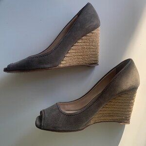 Vintage Prada Brown Suede Heels